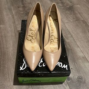 Sam Edelman nude pumps 3.75 inch heel